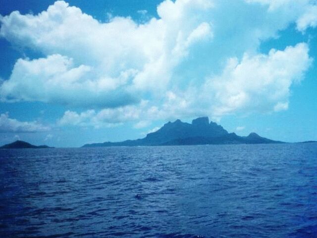 Bora Bora From the Sea